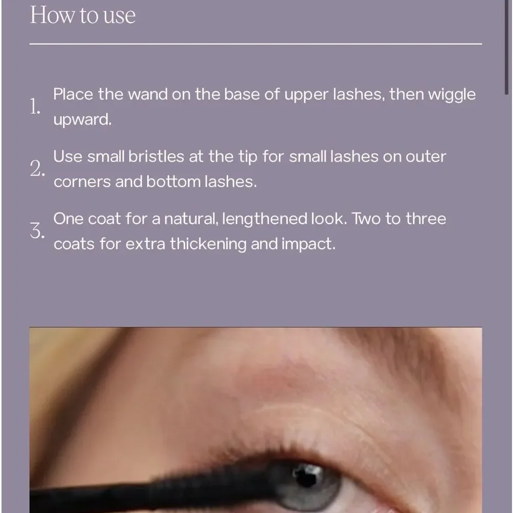 🌻 SAIE MASCARA 101 NEW BLACK FULLSZ THICK, BOLD, LIFTED LASHES
